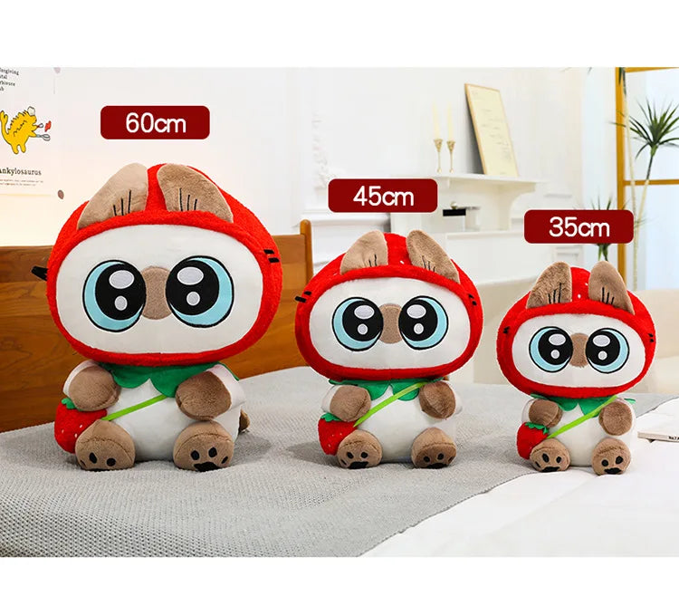 Kawaii Siamese Cat Plush Stuffed Doll Pillow Toy