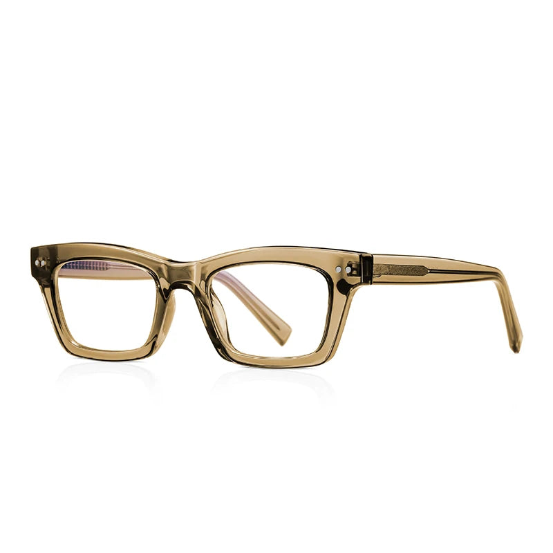 Men's Anti Blue Light Reading Glasses Brand Simple Myopia Prescription Glasses Men  Optical Eyewear Glasses Frame