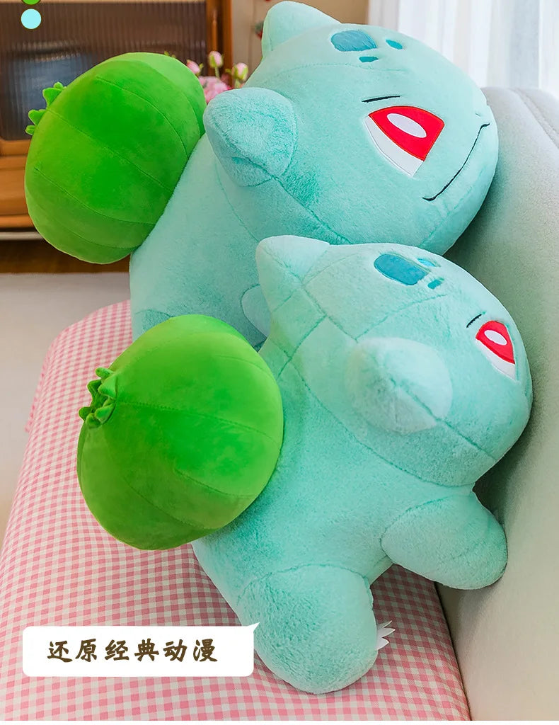 Bulbasaur Plush Stuffed Animal Soft Green Pillow