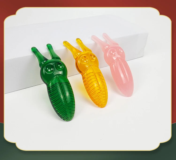 Resin Face Lifting Stone Guasha Scraping Facial Gouache Y-shaped Fork Massage Plate Nose Massage Trigger Point Nose Massager