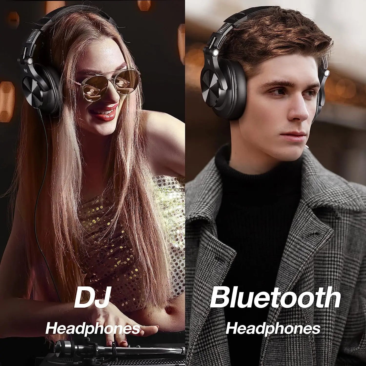 Fusion A70 Bluetooth Headphones Hi-Res Audio Over Ear Wireless Headset Professional Studio Monitor DJ HiFi Headphones