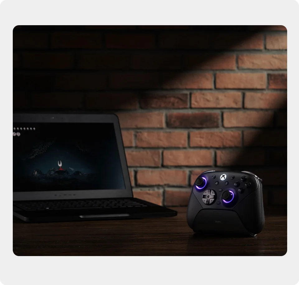 Wireless Gaming Controller with Swappable Parts and TMR Joysticks for Xbox and PC