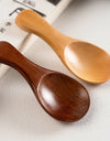 8/1pcs Mini Wooden Spoons Kitchen Spice Condiment Spoon Coffee Tea Sugar Teaspoons Kids Short Handle Wood Scoops Home Tableware