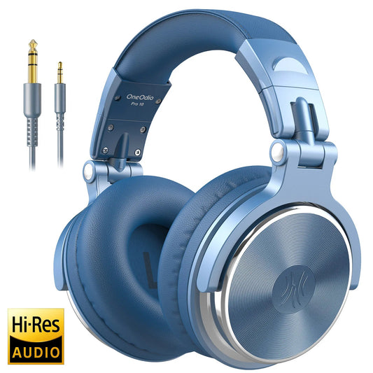Pro 10 Wired DJ Headphones Bass Stereo Gaming Headset With Microphone For Phone Studio Monitor Headphone For Recording