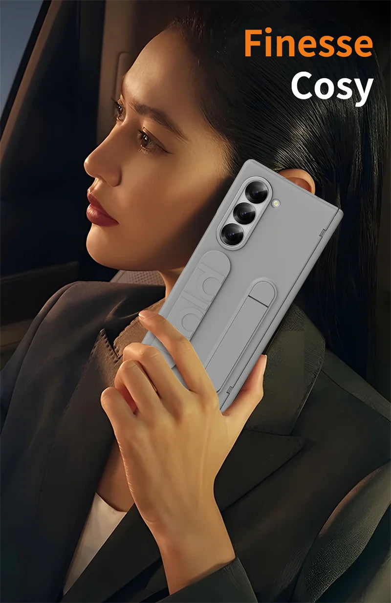 For Samsung Galaxy Z Fold 6 5 4 3  Hinge (with pen) Case Shockproof Full Screen Protector Tempered Glass Folding Cover