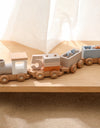 Wooden Train Birthday Toy  Montessori Toys Baby Educational Toys  Wooden Trolley  Baby Learning Toys  Number Of Wood Baby's Toys