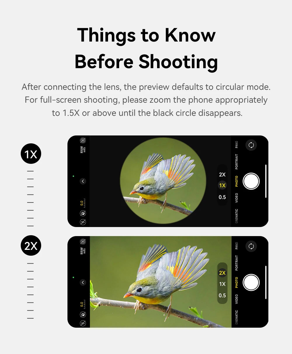 6X Mobile Phone Telephoto Zoom Lens