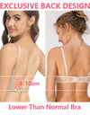 Plunge Bra Deep U Push Up Underwear Women Invisible Low Cut Backless Shapewear Padded Wedding Lingerie Multi-way Bralette