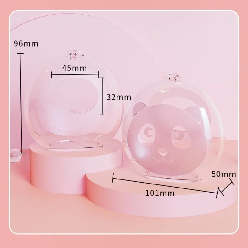 Wearable Hands-free Anti Overflow Silicone Breast Collector Breast Mask Milk Storage Device Anti Overflow Milk Pad Soft Milk Cup