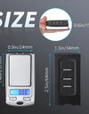 Portable Car Key Flat Household High Precision Accurate Led Balance Weight Jewelry Mini Scale Electronic Digital Night Vision