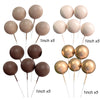 20pcs brown balls