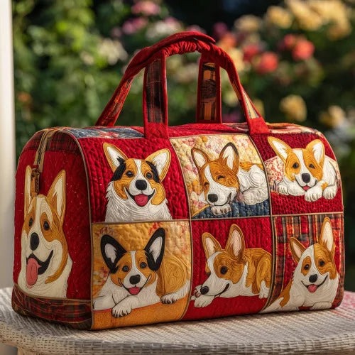 Adjustable Strap 3D Quilted Duffle Bag Large Capacity Sports Travel Tote