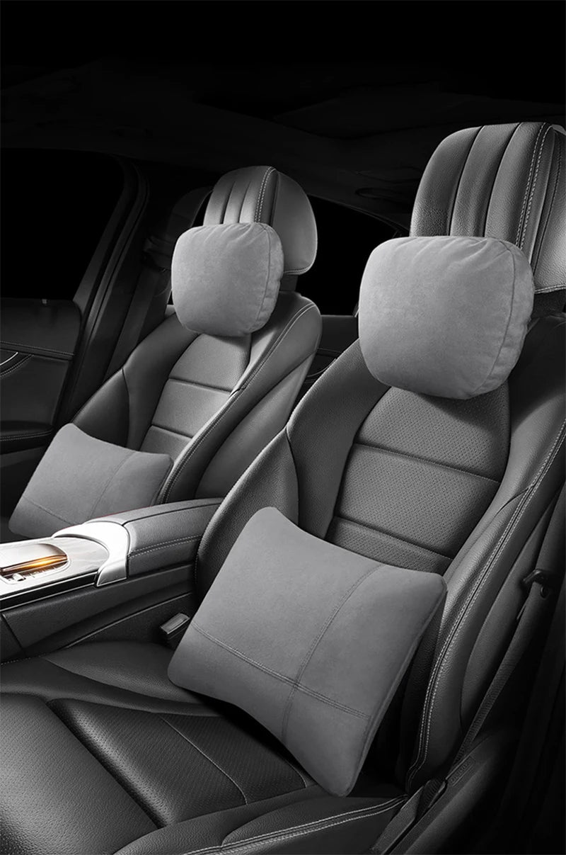 Car Neck Pillow Car Seat Headrest Pillow Auto Memory Cotton Protector Cushion For Universal Car Head Support for Gaming Chair
