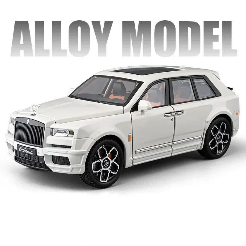 1:24 Land Rover Range Rover Defender Alloy Model Cullinan Diecast Car Toys Doors Opened Sound Light Vehices s Christmas Gifts