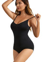 1 Piece Solid Seamless Shaping Shapewear Bodysuit, Tummy Control Butt Lifting Slimmer Body Shaper, Women's Underwear & Shapewear