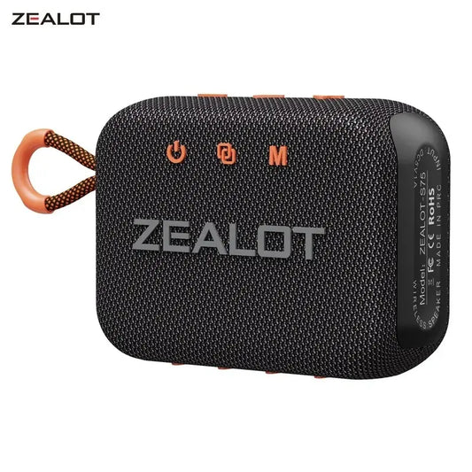 ZEALOT S75 Outdoor Portable Speaker Dual-Driver Bluetooth Speaker, IPX6 Waterproof, True Wireless Stereo for Outdoor