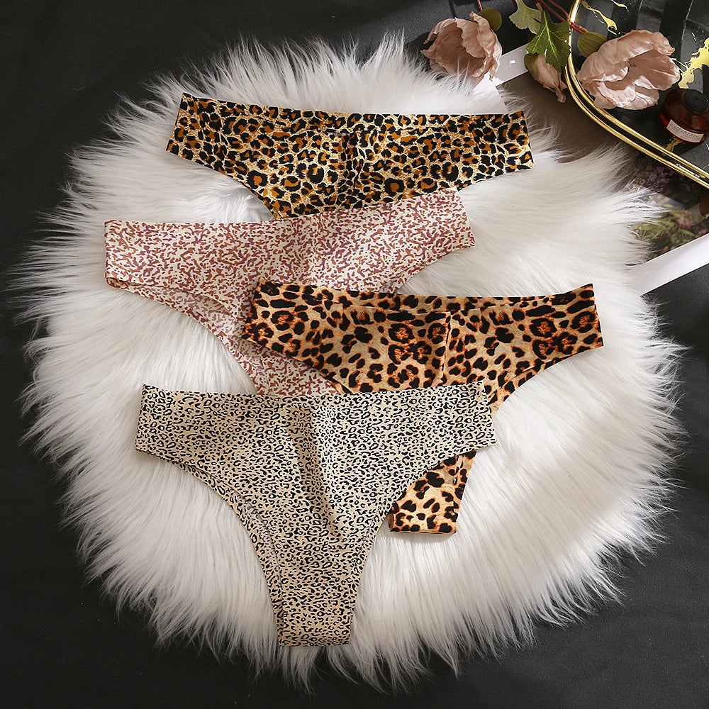 Leopard Underwear Women's Panties Seamless Woman Underwear Invisible Comfort Lingerie Brazilian Panties