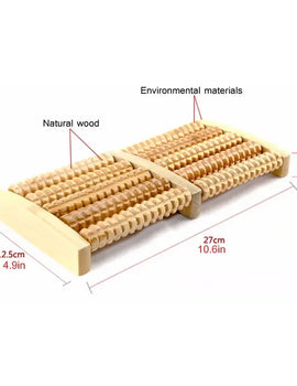 Wooden Foot Massage Roller Relieves Fatigue Foot Pain and Plantar Fasciitis Plantar Muscle Relaxation Tool Releases Lymph