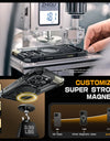 For iPhone 16 Pro Case with Camera Control Capture Button UB Grip Heavy Duty Rugged Magnetic Phone Case with Stand