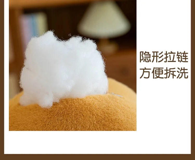 Cute Capybara Police Plush Toy Soft Stuffed Pillow