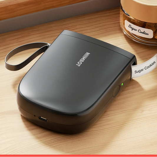 D11 Mini Thermal Label Printer 300DPI, Bluetooth Wireless Sticker Maker Portable Inkless Label Printer for Home & Office