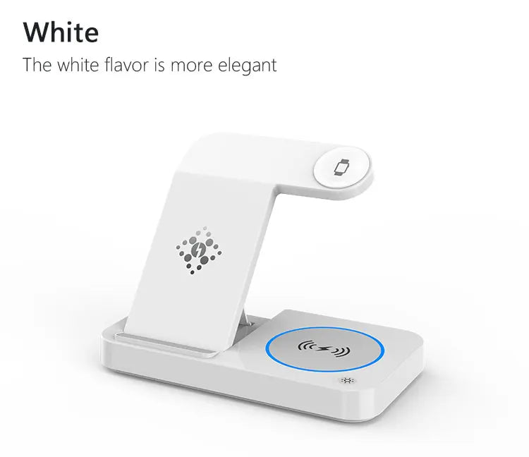 Portable Desktop Mobile Phone Wireless Charger Station 3In1 4 3 In One 3 In 1 Folding Megnetic Foldable 10W 15W Wireless Charger