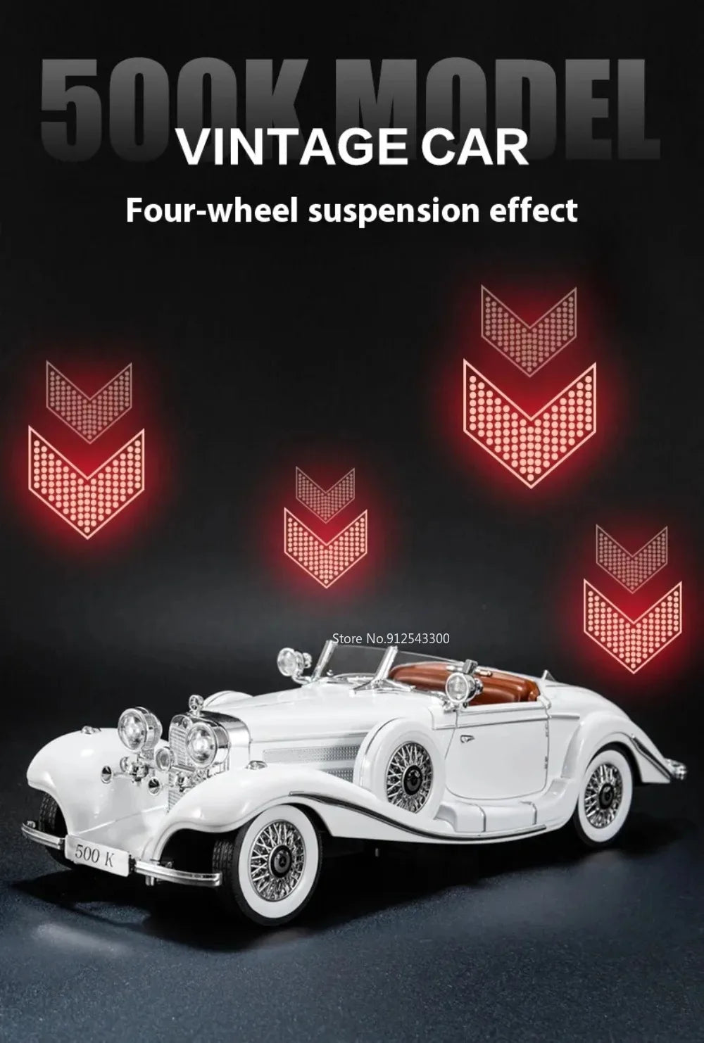 Large Size 1:18 G63 500K Sports Car Model Toy Music Light Doors Opened Alloy Vehicle Models Decorative Ornament Collection