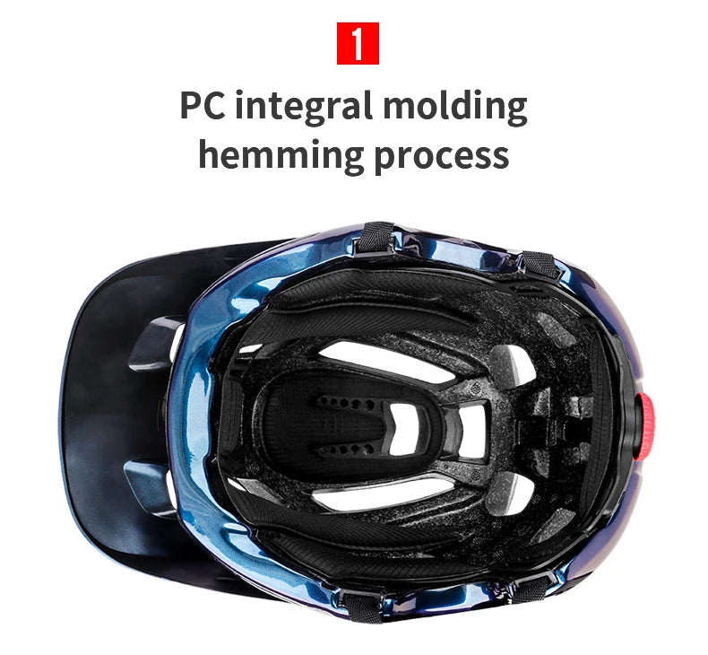 MTB Cycling Helmet With Adjustable Fit And Removable Padding