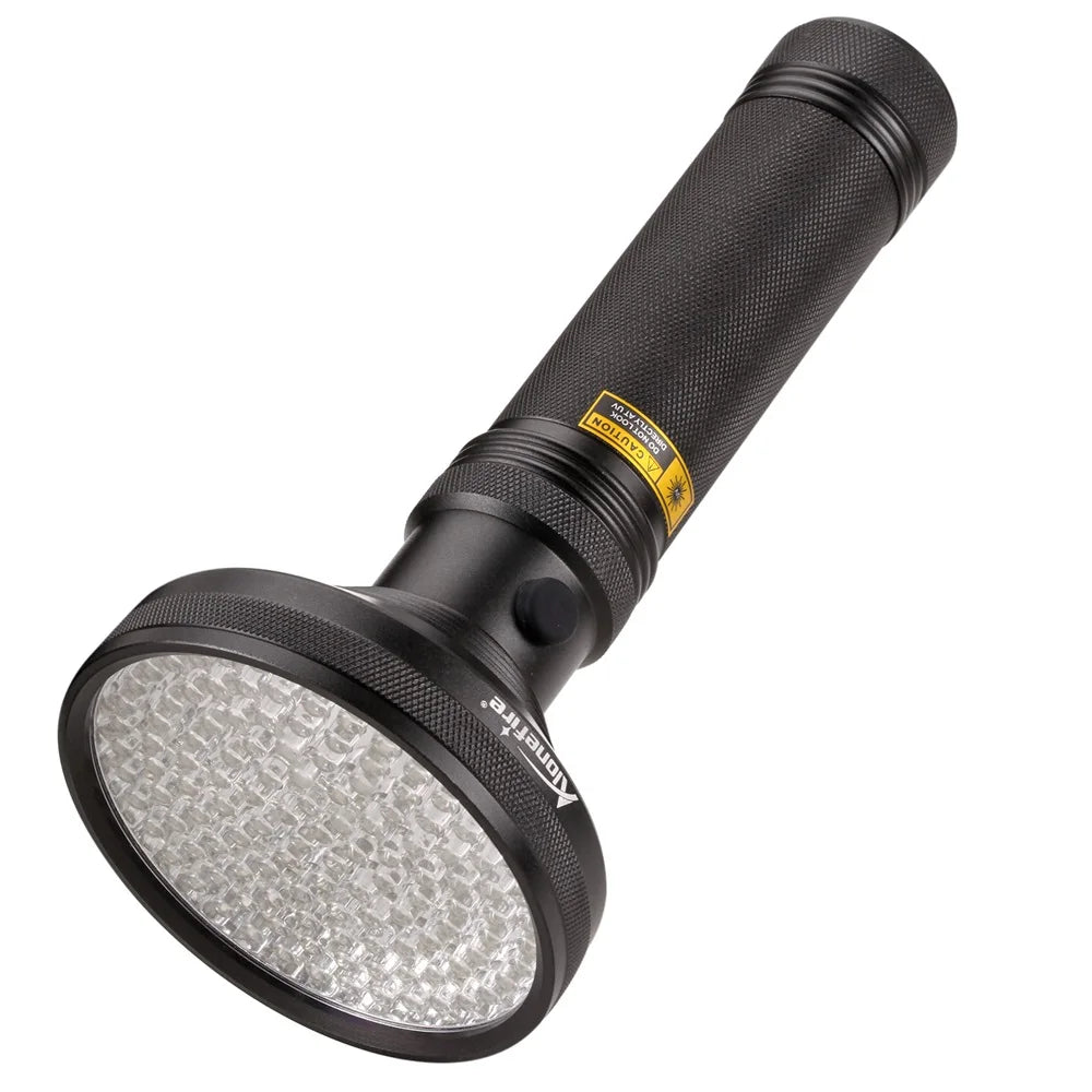 128 LED 395nm UV Blacklight Flashlight