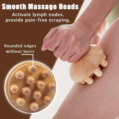 Wooden Foot Massage Roller Relieves Fatigue Foot Pain and Plantar Fasciitis Plantar Muscle Relaxation Tool Releases Lymph