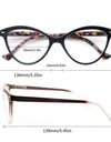 Lady Cat Eye Reading Glasses Women Spring Hinge Lightweight Presbyopia Readers Eyeglasses with Diopter +0.5 to +4.0