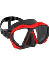 Adult silicone diving glasses professional snorkeling HD swimming tempered glass large frame mask