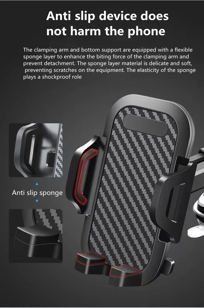 Sucker Car Phone Holder Mount Stand Suction Cup Smartphone Mobile Cell Support in Car Bracket For iPhone Xiaomi Samsung