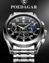 Men Watches Stainless Steel Top Luxury Fashion Business Wristwatch Waterproof Luminous Quartz Watches