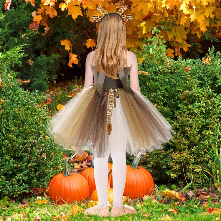 Animal Cosplay Tutu Dress with Accessories Party Costume
