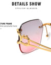 Square Sunglasses Women Luxury Sunglasses