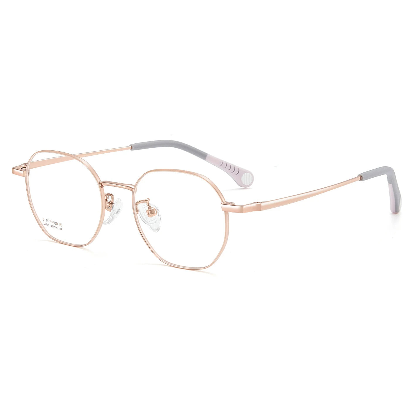 Kids Polygon Pure Titanium Eyeglasses Frame
