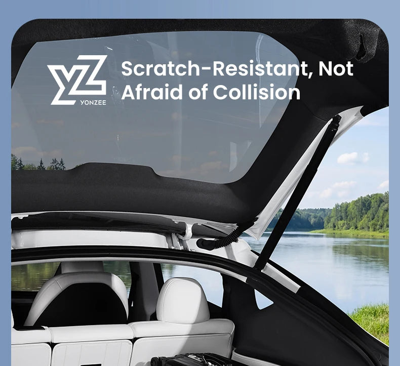 Custom Nappa Leather Trunk Mat Set for Tesla Model Y Juniper 2025 2026 Full Coverage Cargo Liner 7 Piece