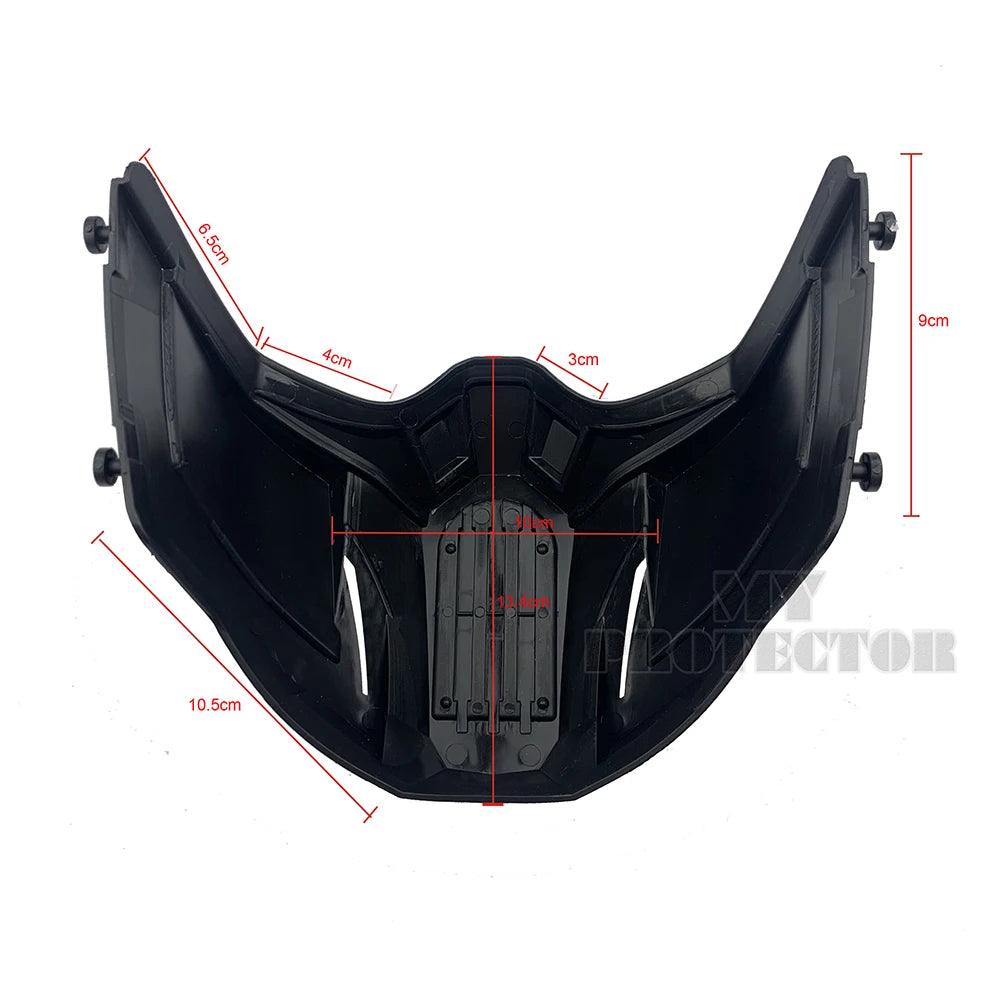 Tactical Airsoft Mask Outdoor Paintball Half Face Iron Warrior Protective Mask Shooting Protection Mouth Mask Hunting Equipment