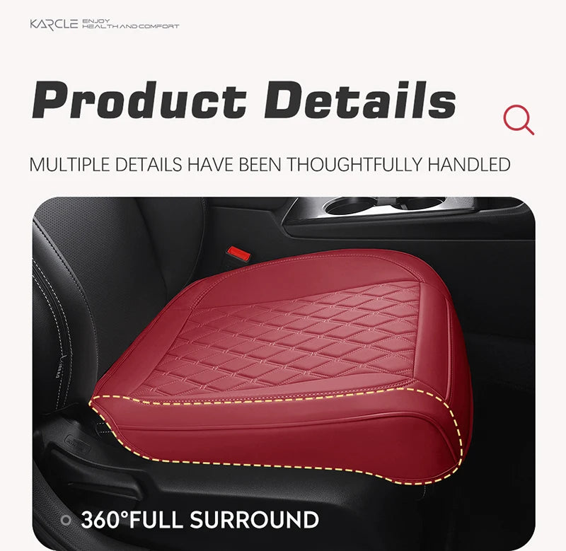 Leather Car Seat Covers Universal PU Cars Seat Cushion Cover Automobiles Seat Protector Waterproof Car Chair Pad Mat