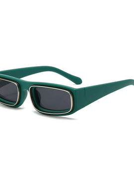 Luxury Designer Square Sunglasses Vintage Style UV400