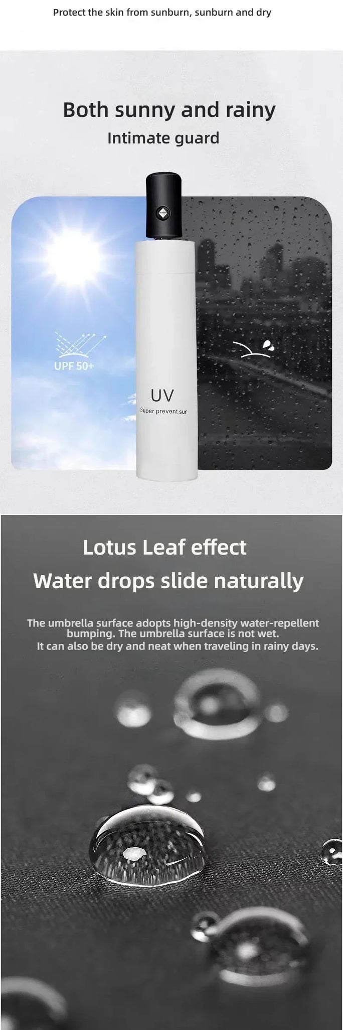 1 fully automatic travel camping outdoor sunscreen umbrella for women's umbrellas, sun umbrella for both sunny and rainy use, bl