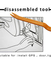 Auto Door Clip Panel Trim Removal Tool Kits Navigation Blades Disassembly Plastic Car Interior Seesaw Conversion Repairing Tool