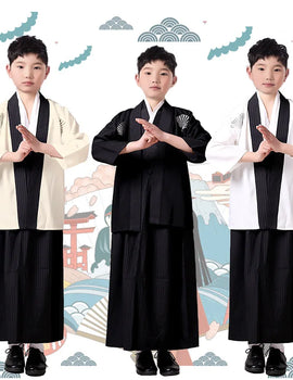 Kimono Samurai Uniform Photo Shoot Costume Student Chorus Performance Dance Performance Japanese Costume