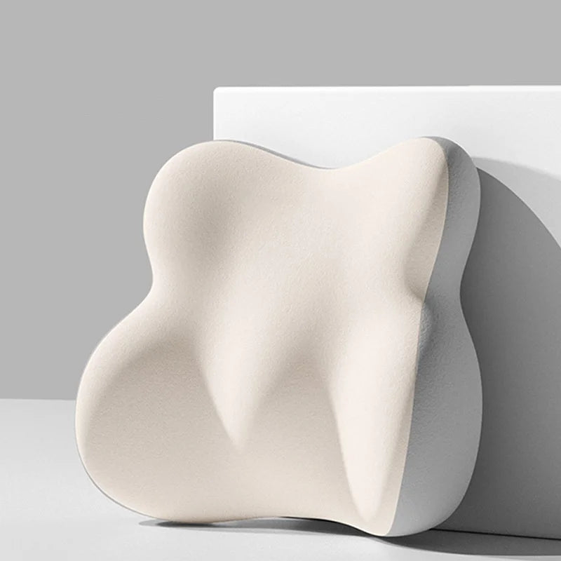 Memory Sponge Waist Pillow Lumbar Orthopedic Pillow Office Chair Backrest Chiropractic Pillows Ergonomic Lumbar Support Pad