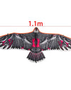 1.1m Eagle Kite With 30 Meter Kite Line Large Eagle Fly Bird Kites Children Best Gift Family Trips Garden Outdoor Sports Game