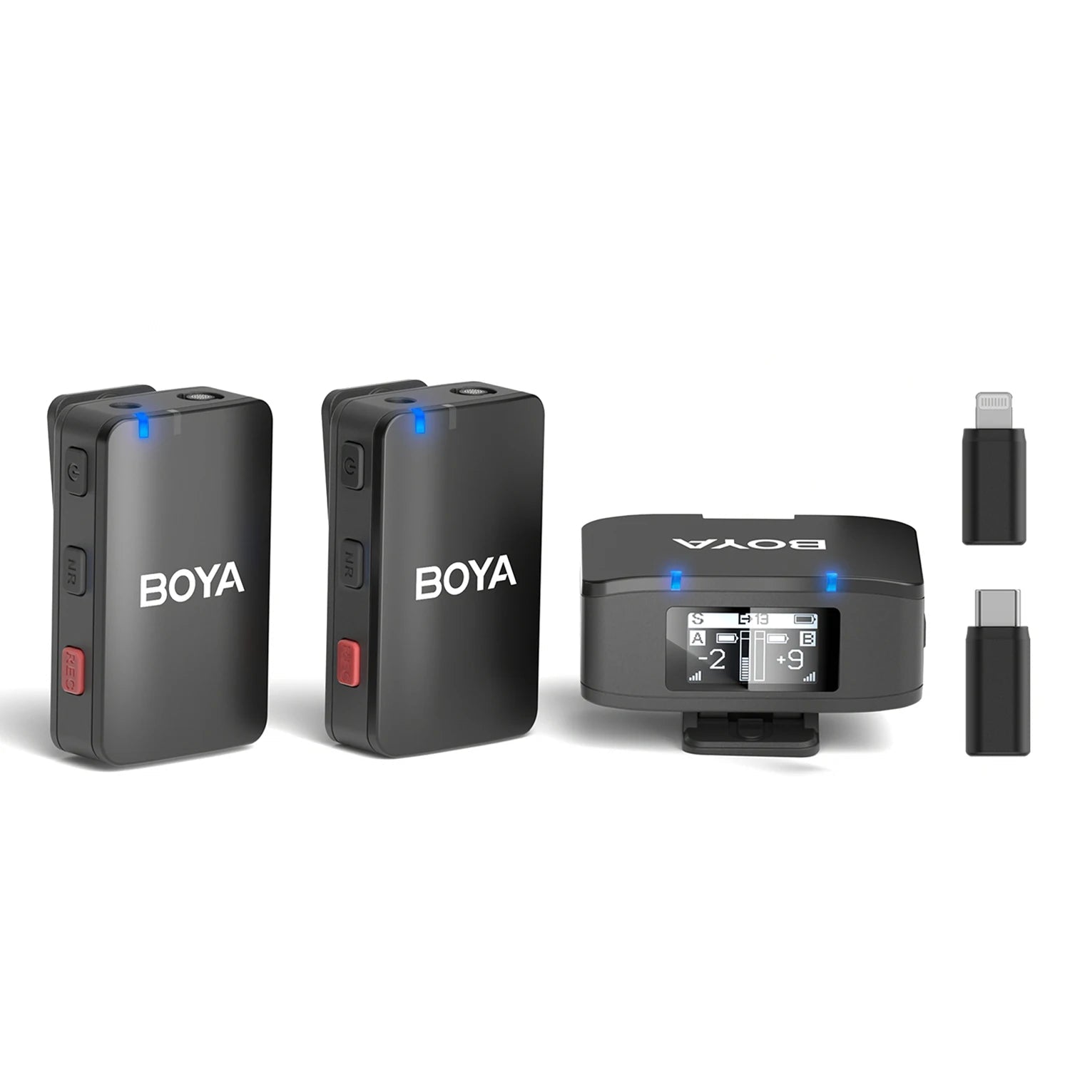 MIC-120 Wireless Lavalier Microphone with On-Board Recording for iPhone Android USB-C Devices Streaming Youtube Gaming