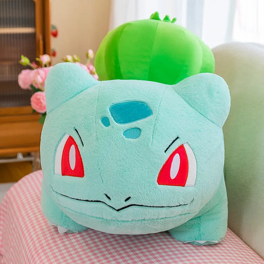Bulbasaur Plush Stuffed Animal Soft Green Pillow