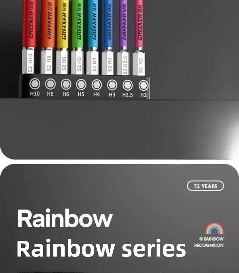 Hexagon socket Bit set Impact Drill Bits, Hex Head Tungsten Steel Screwdriver Bits Suit 1/4 Inch Hexagonal Shank