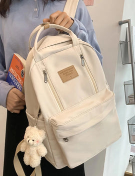 Solid Color High Quality Youth Waterproof Backpacks